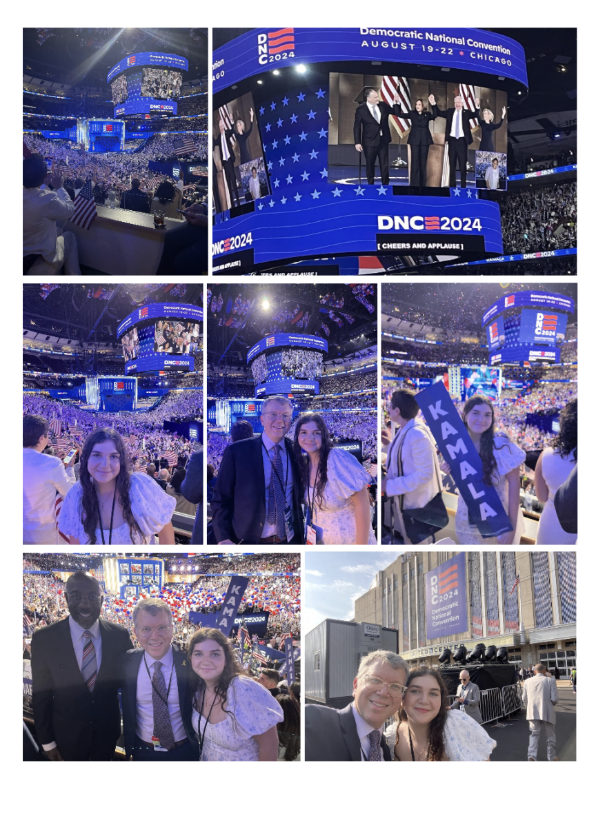 Photos taken at the Convention. U.S. Senator Raphael Warnock of Georgia featured in bottom left photo. 